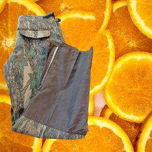 Winchester Trebark Camo Hunting Pants Mens Large 36-38 Reinforced Brush Leg Zip